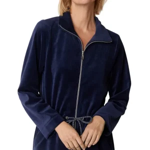 Badjas Brandtex D.blauw 216293