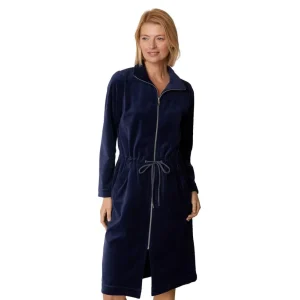 Badjas Brandtex D.blauw 216293