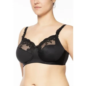 BH Ulla zwart Ella half voorgevormd z beugel 36/28