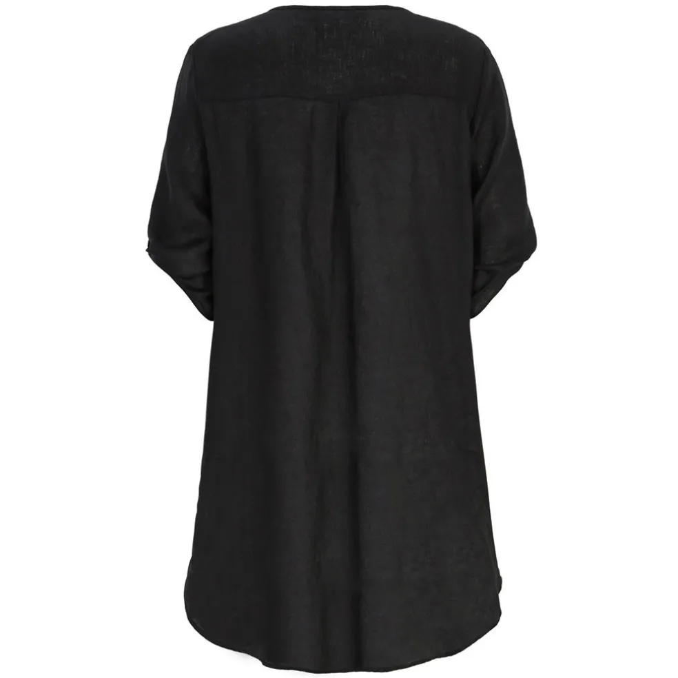 blouse_dorisstreich_zwart_1-2.webp Blouse Dorisstreich zwart 258129
