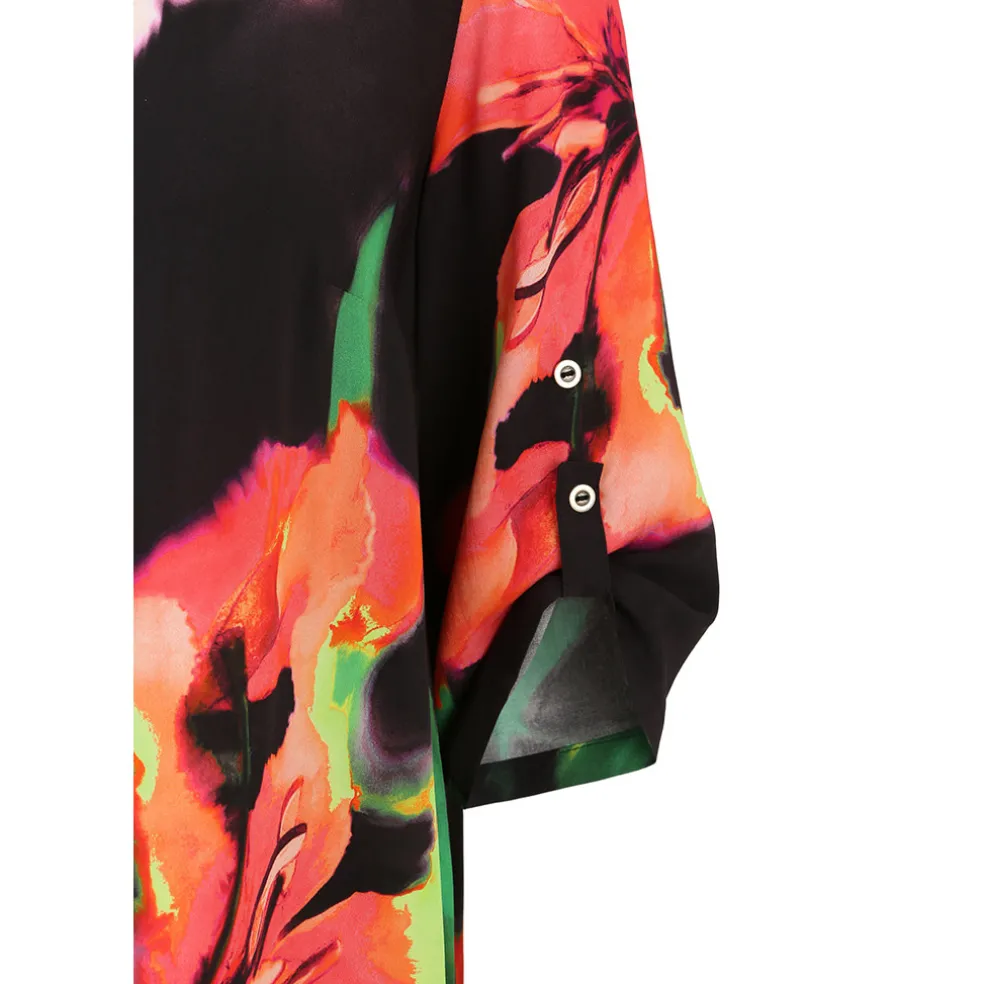 blouse_dorisstreich_zwart_2.webp Blouse Dorisstreich zwart rose multicolor 295242