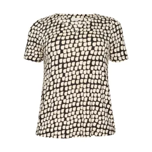 Blouse Kaffe Curve zwart zand 10582230