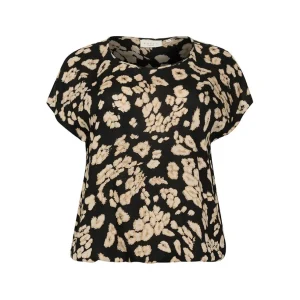 Blouse Kaffe Curve zwart zand 10582488