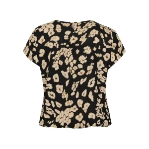Blouse Kaffe Curve zwart zand 10582488
