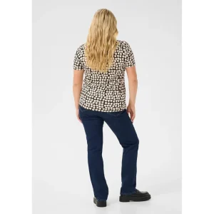 Blouse Kaffe Curve zwart zand 10582230
