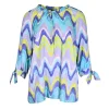 Blouse SeeYou paars blauw multi E36850 153