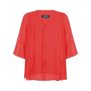 Blouse Verpass flamingored 3308