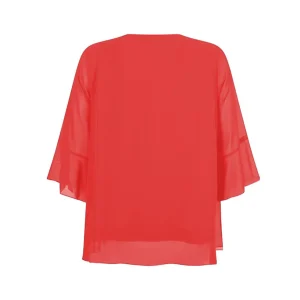 Blouse Verpass flamingored 3308