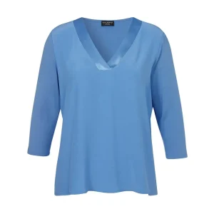 Blouse Via Appia Due 3/4 mouw blauw 2521710 870