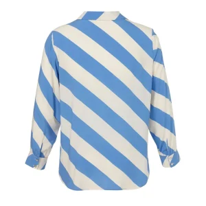 Blouse Via Appia Due blauw creme 2511921