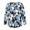 Blouse Via Appia Due zwart blauw 2521970 103