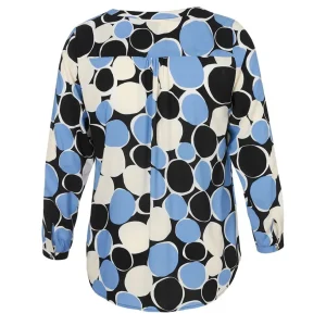 Blouse Via Appia Due zwart blauw 2521970 103