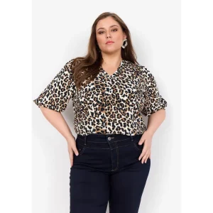 Blouse Wasabi leopard Vea 1 w20311
