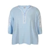 Blouse Zhenzi 3/4 mouw L.blauw 200743