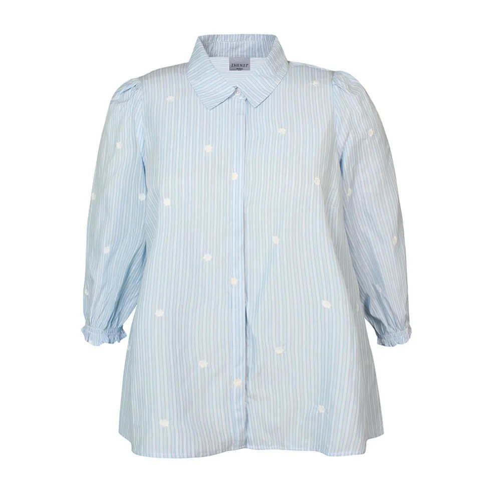 blouse_zhenzi__mouw_lblau_1.webp Blouse Zhenzi 3/4 mouw L.blauw 200747