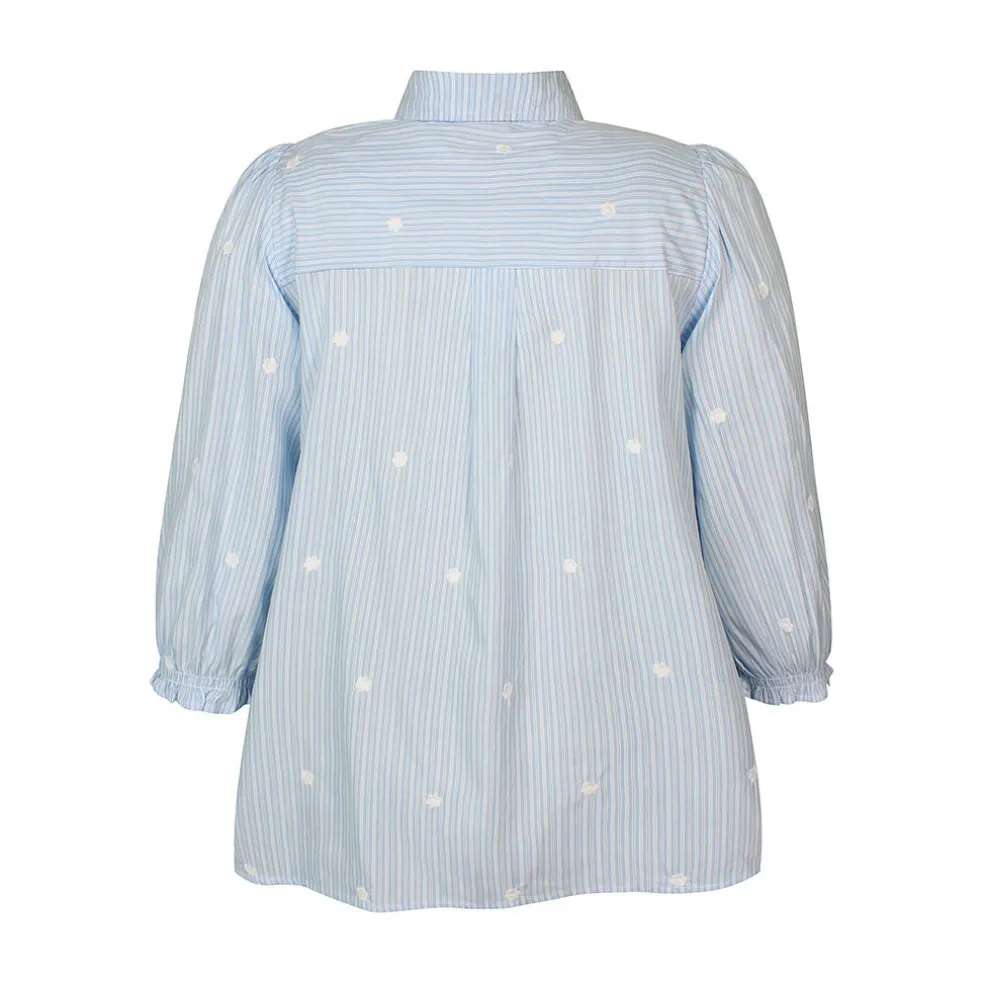blouse_zhenzi__mouw_lblau_2.webp Blouse Zhenzi 3/4 mouw L.blauw 200747