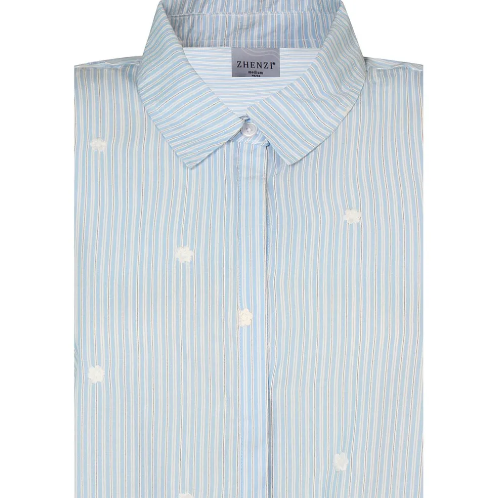 blouse_zhenzi__mouw_lblau_3.webp Blouse Zhenzi 3/4 mouw L.blauw 200747