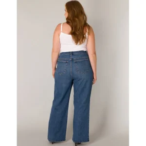 Broek Base Level Curvy brede pijp jeans Amylia 7000108