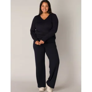Broek Base Level Curvy D.blauw Arah 7000092