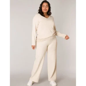 Broek Base Level Curvy licht beige Arah 7000092