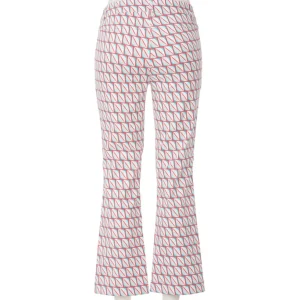 Broek enkellengte Stark blauw rose Jana kick 4030 324