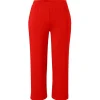 Broek enkellengte Via Appia Due rood 2521730 350