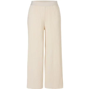 Broek enkellengte Via Appia Due creme plissee 2511469