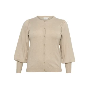 Cardigan Kaffe Curve gemeleerd beige 10581441
