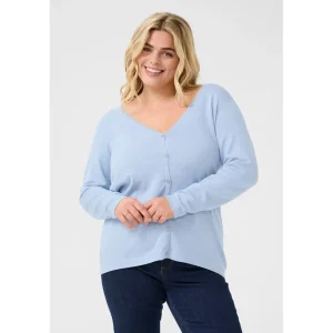 Cardigan Kaffe Curve licht blauw 10582107