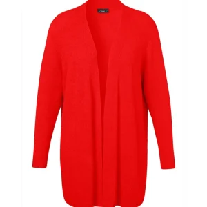 Cardigan open Via Appia Due rood 2521860 350