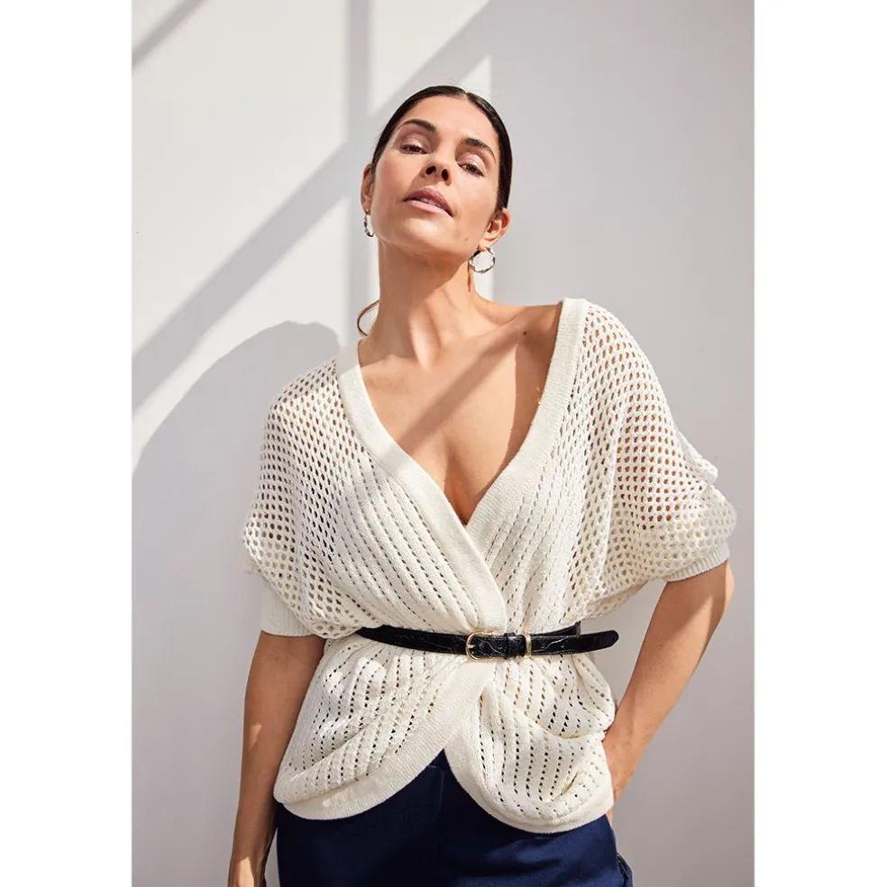 cardigan_signature_creme__6.webp Cardigan Signature creme 218455