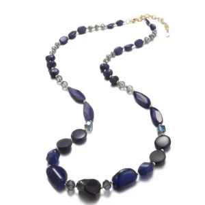 Halsketting blauw 101143707