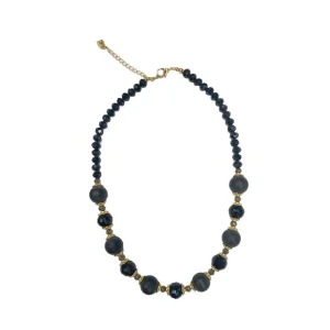 Halsketting kort zwart 101143502