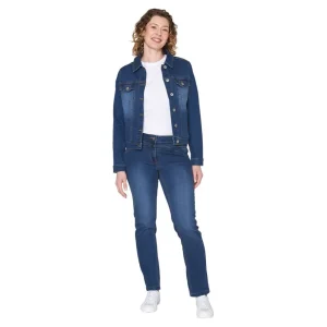 Jas Brandtex jeans denim blauw 216878