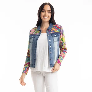 Jas Orientique jeans multicolor 22977