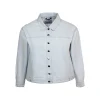 Jas Zhenzi jeans L.blauw glitter 200776