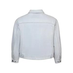 Jas Zhenzi jeans L.blauw glitter 200776