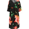 Kleed Dorisstreich zwart multicolor 637243