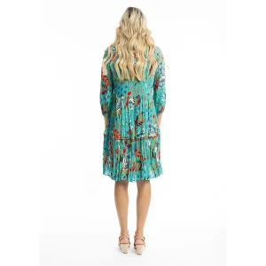 Kleed Orientique groen multicolor 91012