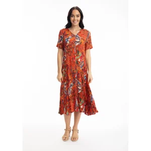 Kleed Orientique rood multicolor 91011