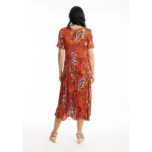 Kleed Orientique rood multicolor 91011