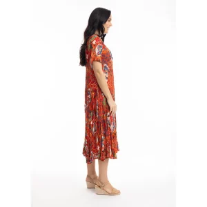 Kleed Orientique rood multicolor 91011