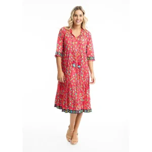 Kleed Orientique rose multicolor 30031
