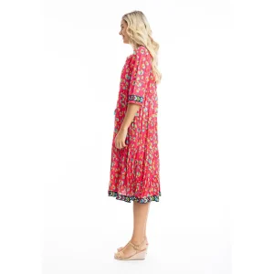 Kleed Orientique rose multicolor 30031