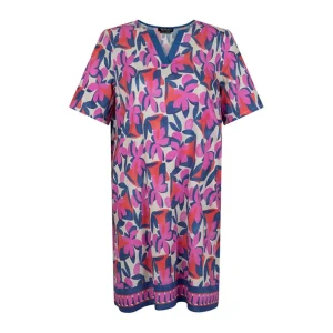 Kleed Verpass rose blauw 6307