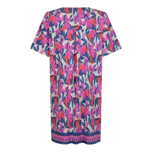 Kleed Verpass rose blauw 6307