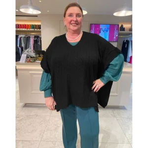Poncho zwart 897P22500