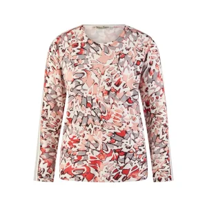Pull Barbara Lebek koraal multicolor 80080052