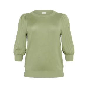 Pull Kaffe Curve gebreid oil green 10582202