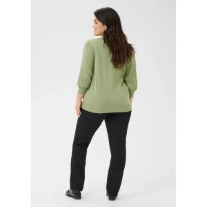 Pull Kaffe Curve gebreid oil green 10582202